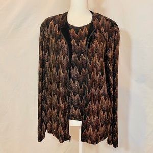 Vintage Softwear by Mark Singer Jacket and tank top - M/S. Made In the USA!